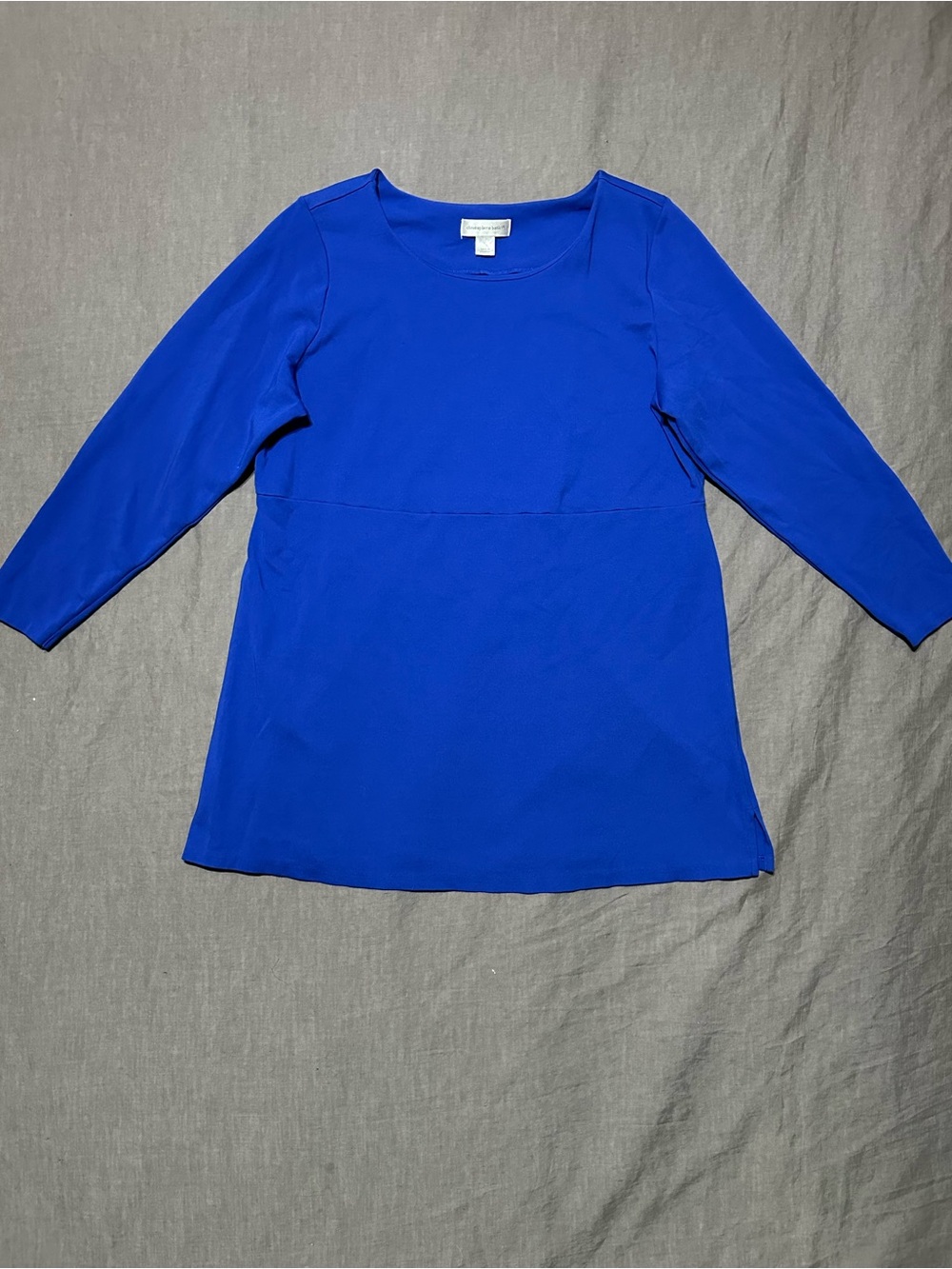 Christopher & Banks Blue Long Sleeve Tunic